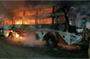 Udupi-Bengaluru private bus catches fire in Mandya; passengers safe